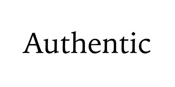Authentic logo